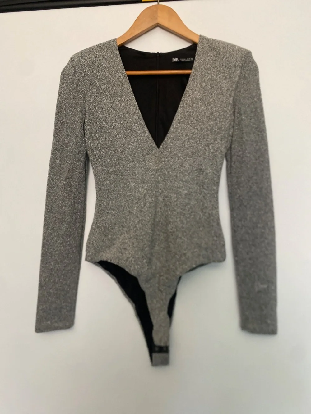 Zara S Metallic Thread Bodysuit